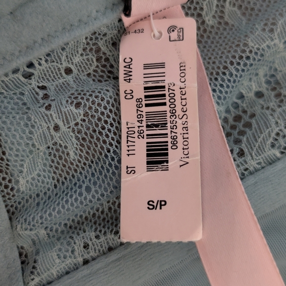 NWT Victoria's Secret Dream Angels Unlined Lace Up Corset Top in Sage Dust Small - Picture 11 of 12